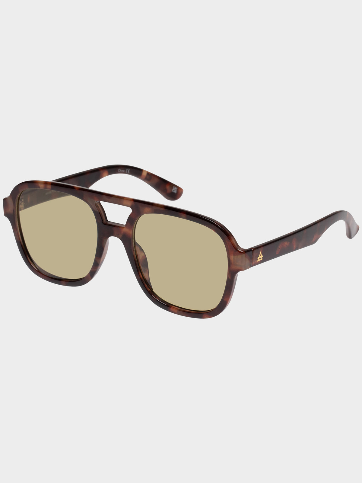 Aire Eyewear Whirlpool Sunglasses in Dark Tort Khaki Tint | Dark Tort Khaki Tint