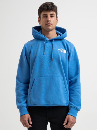 Heavyweight Box Pull Over Hoodie in Supersonic Blue