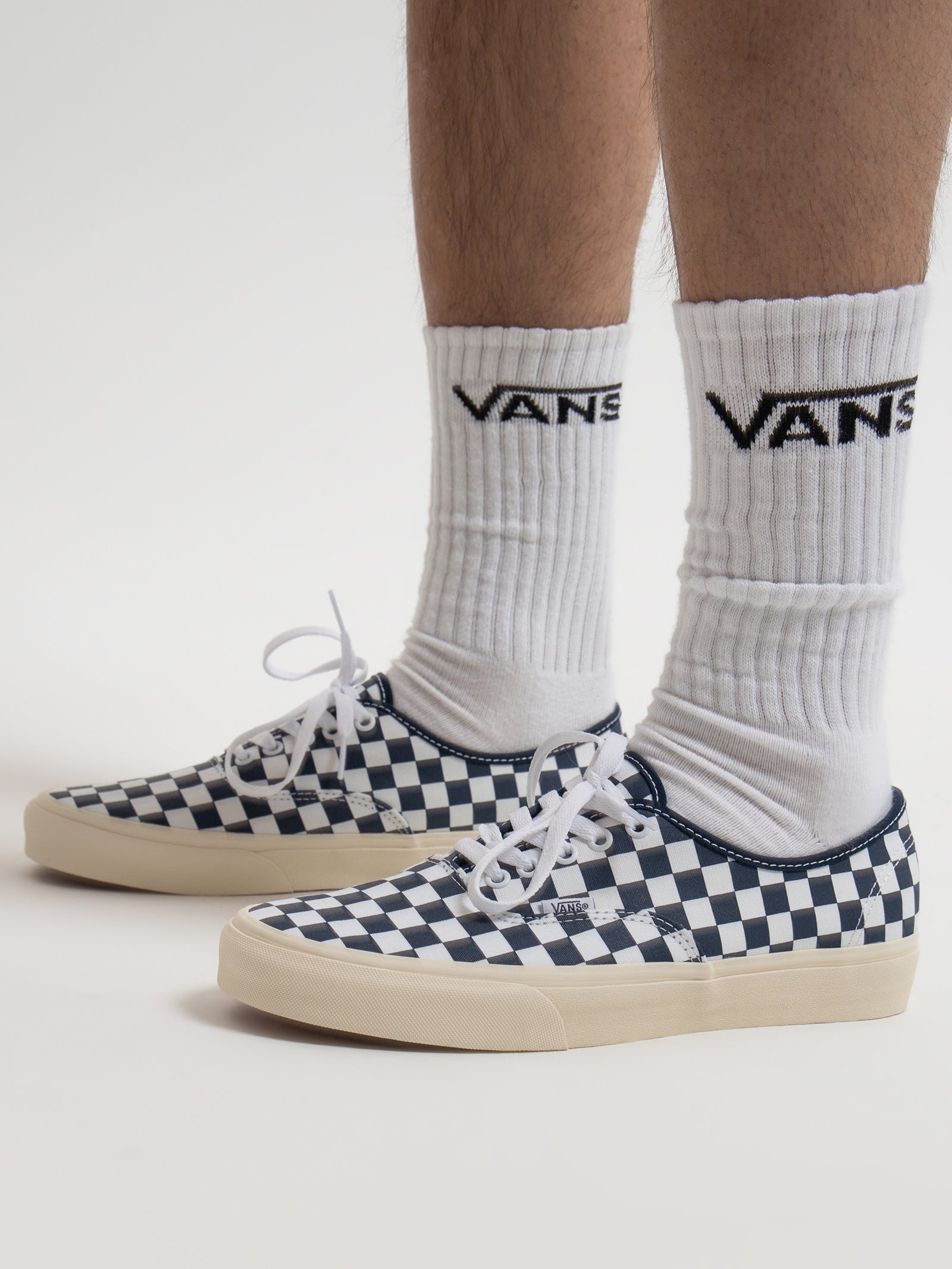 Vans checkerboard 2024 authentic on feet