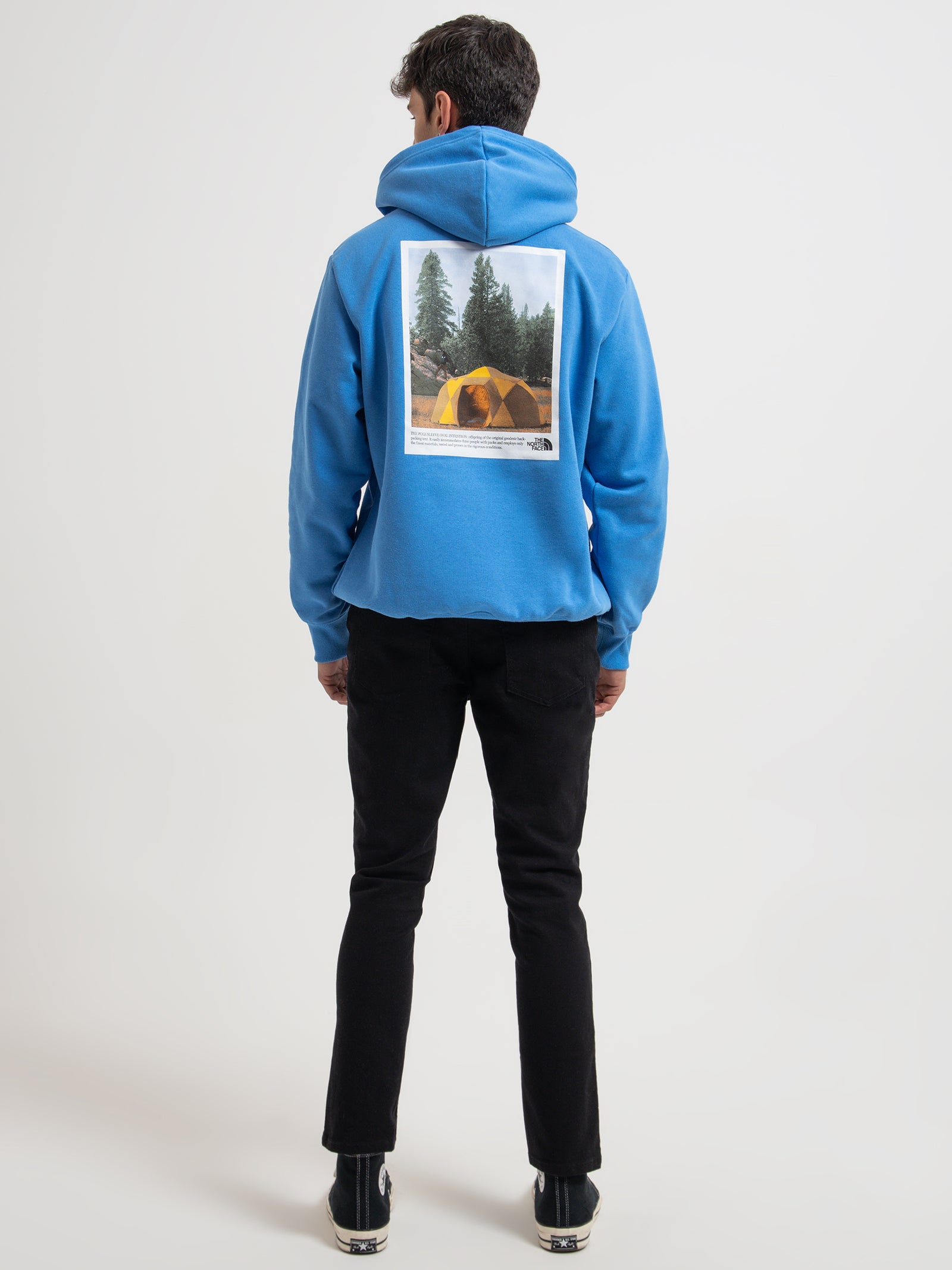 Heavyweight Box Pull Over Hoodie in Supersonic Blue