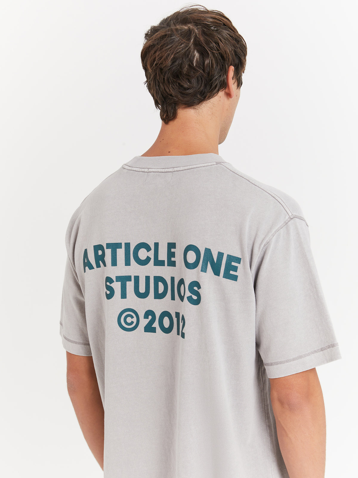 Article One Studio Logo T-Shirt in Grey | Grey