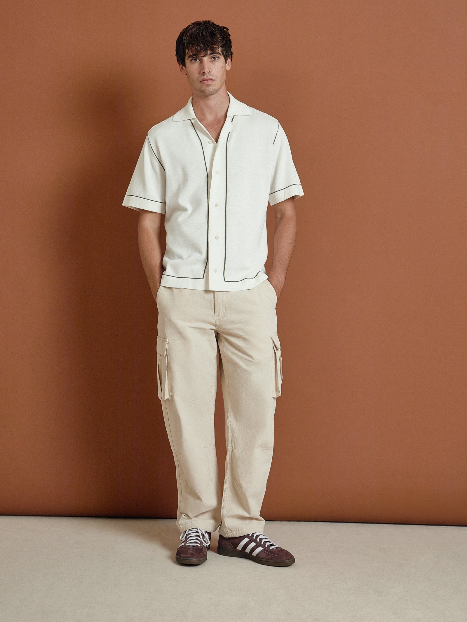 Albius Knit Shirt in Natural - Glue Store