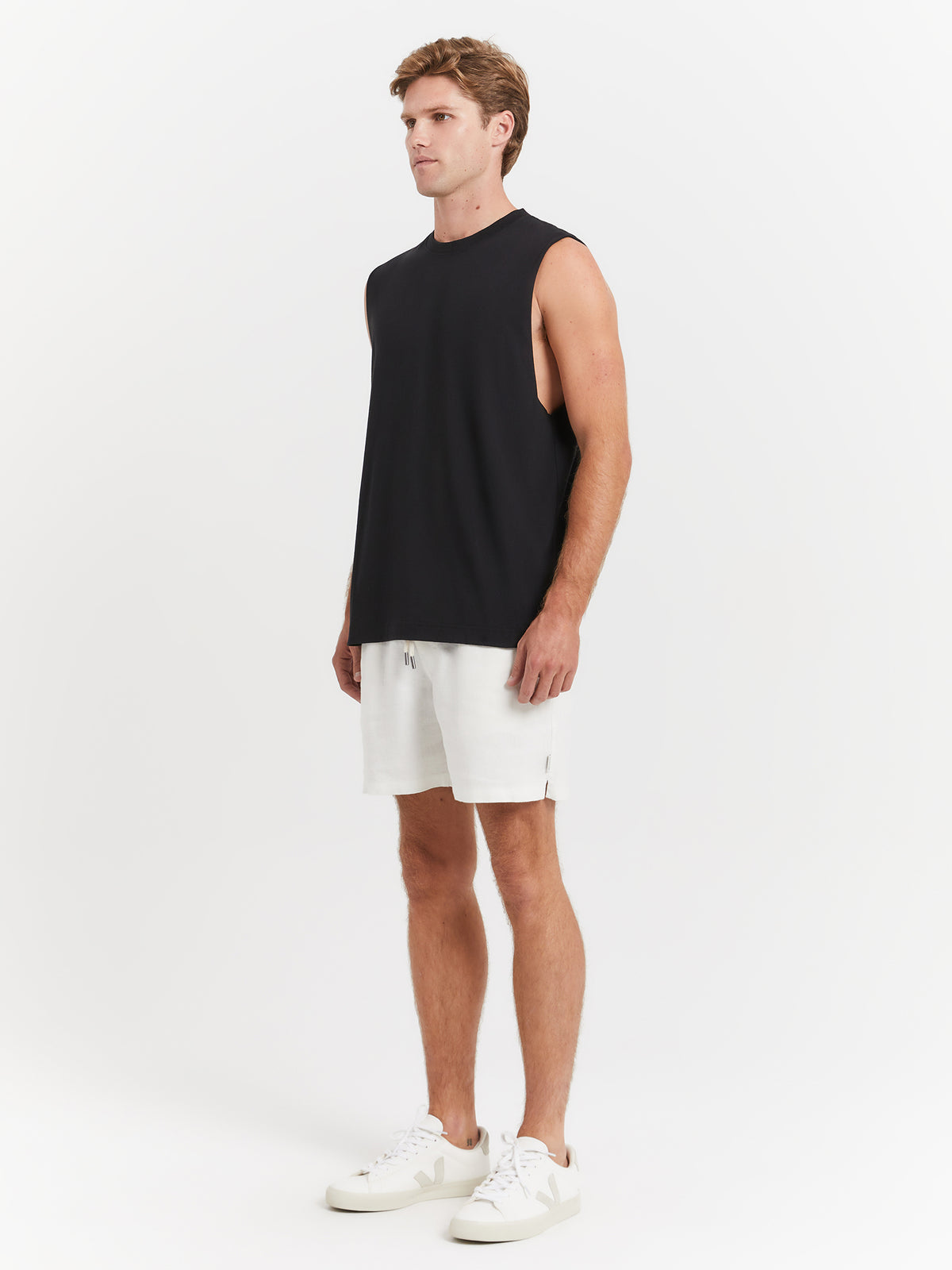 Article One Classic Muscle Tank in Black | Black