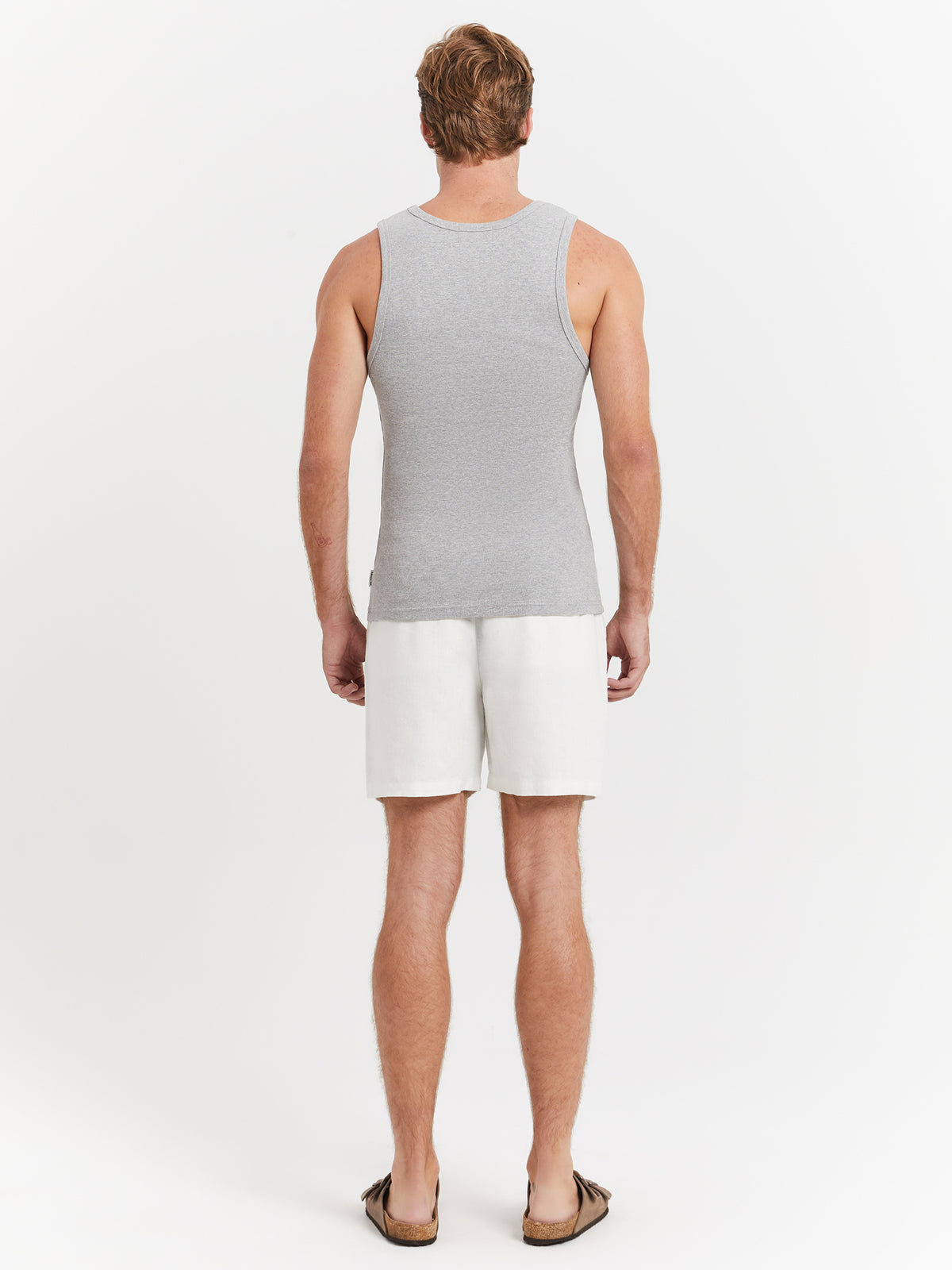 Article One Classic Singlet in Grey Marle | Grey Marle