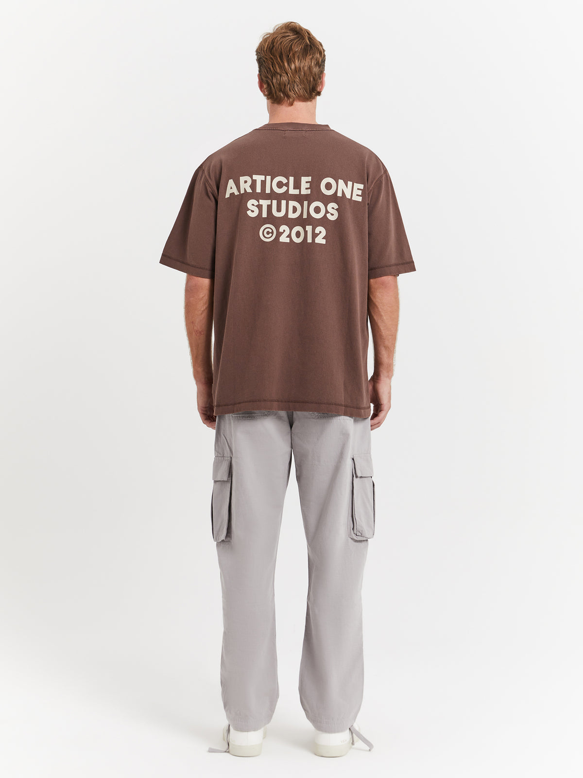 Article One Studio Logo T-Shirt in Hickory | Hickory