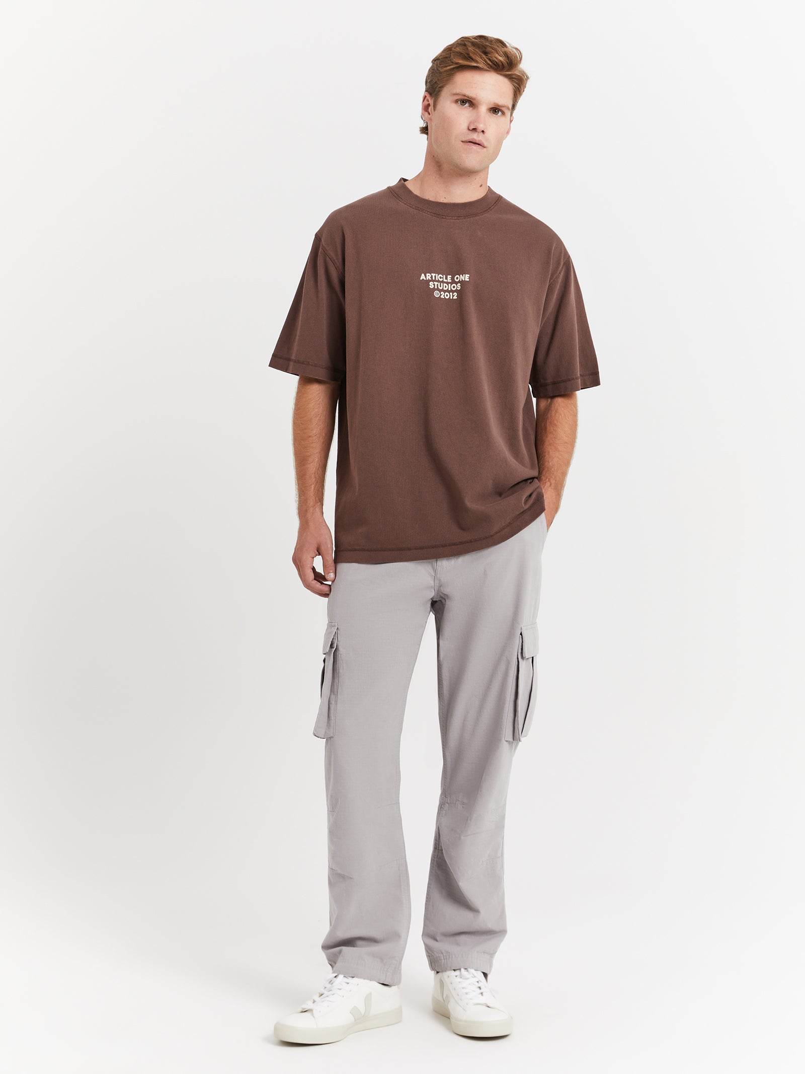 Wyatt Cargo Pants in Grey