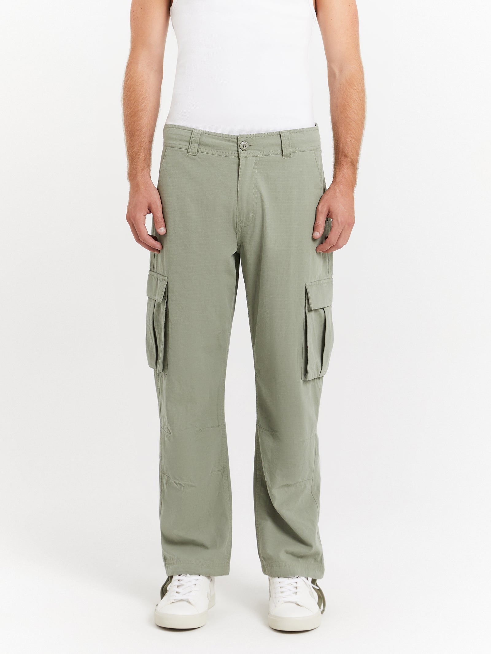 Article one Wyatt Cargo Pants in Willow Willow | Glue Store