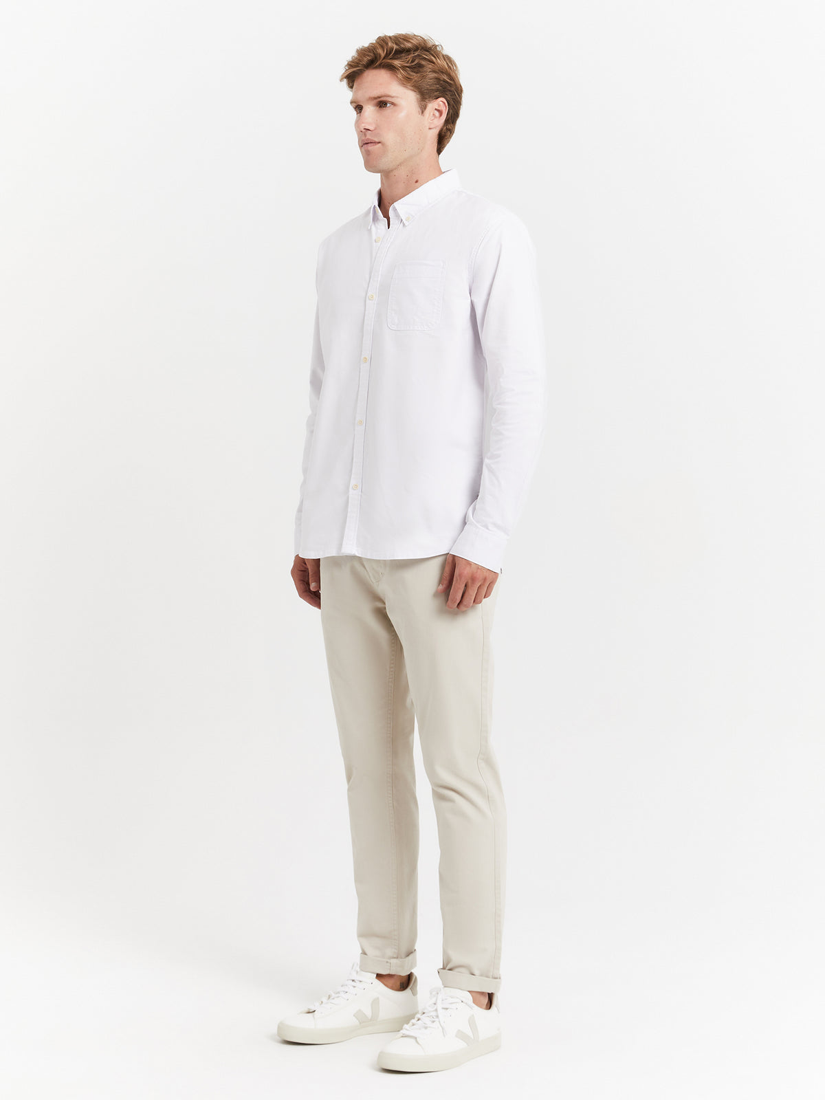 Article One Carson Shirt in White | White