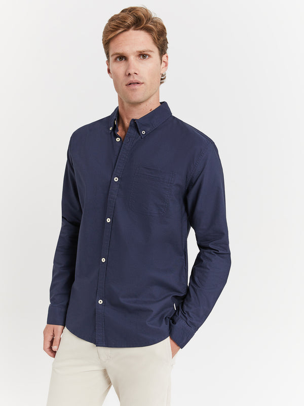 Article one Carson Shirt in Navy Navy | Glue Store