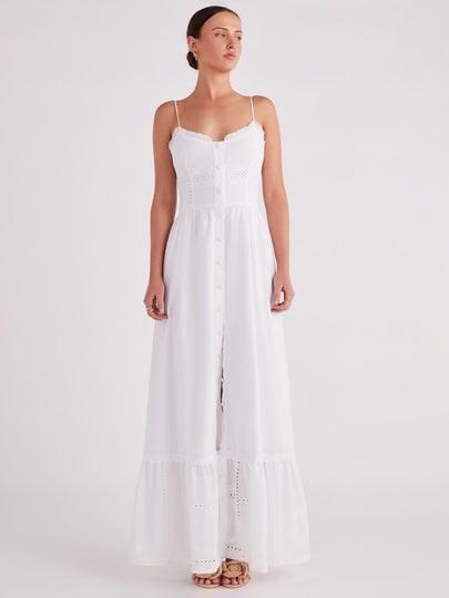 Astrid Maxi Dress In White