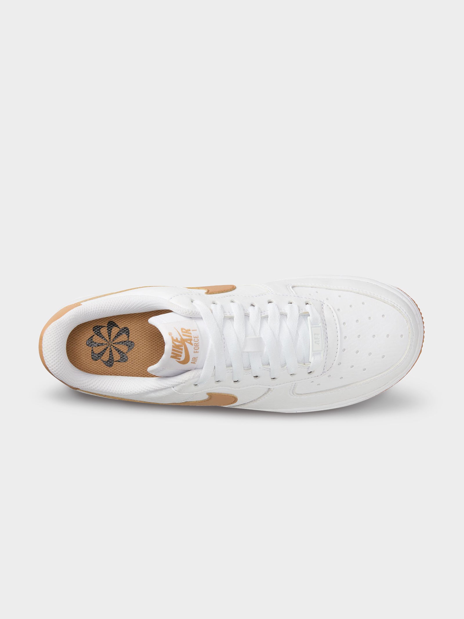 Womens Air Force 1 07 In White/Flax