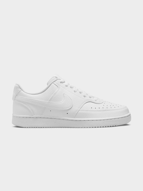 Womens Court Vision Low Next Nature Sneakers in White - Glue Store