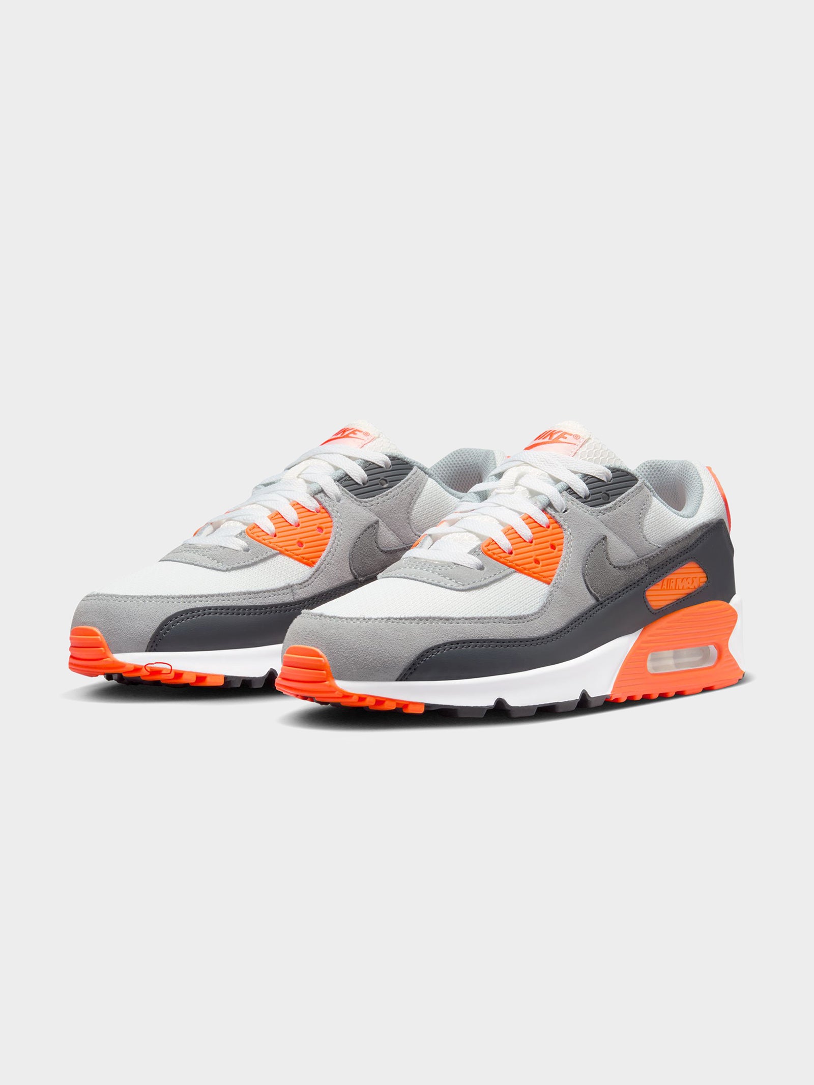 Womens Air Max 90 In Summit White & Orange