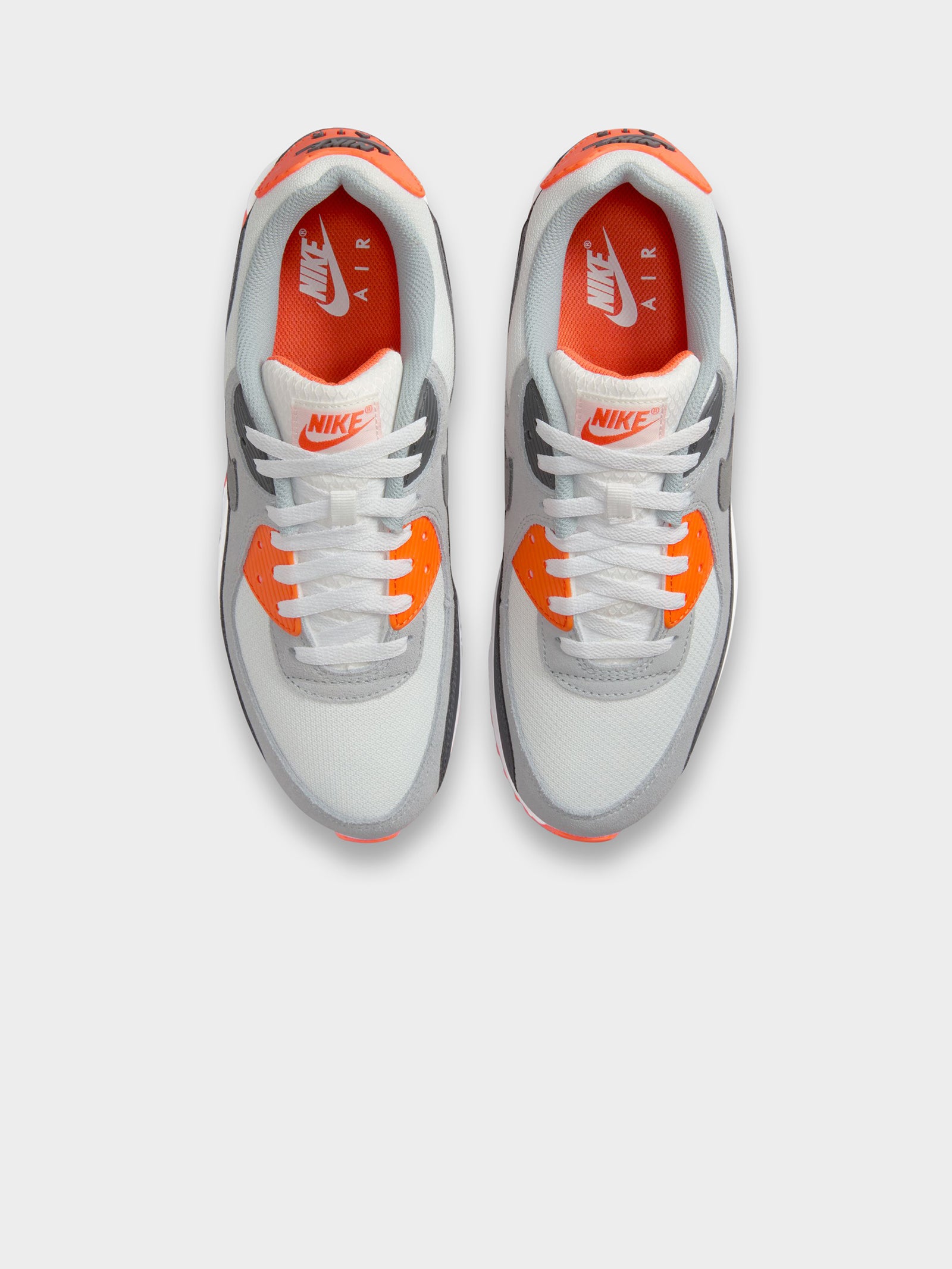 Womens Air Max 90 In Summit White & Orange