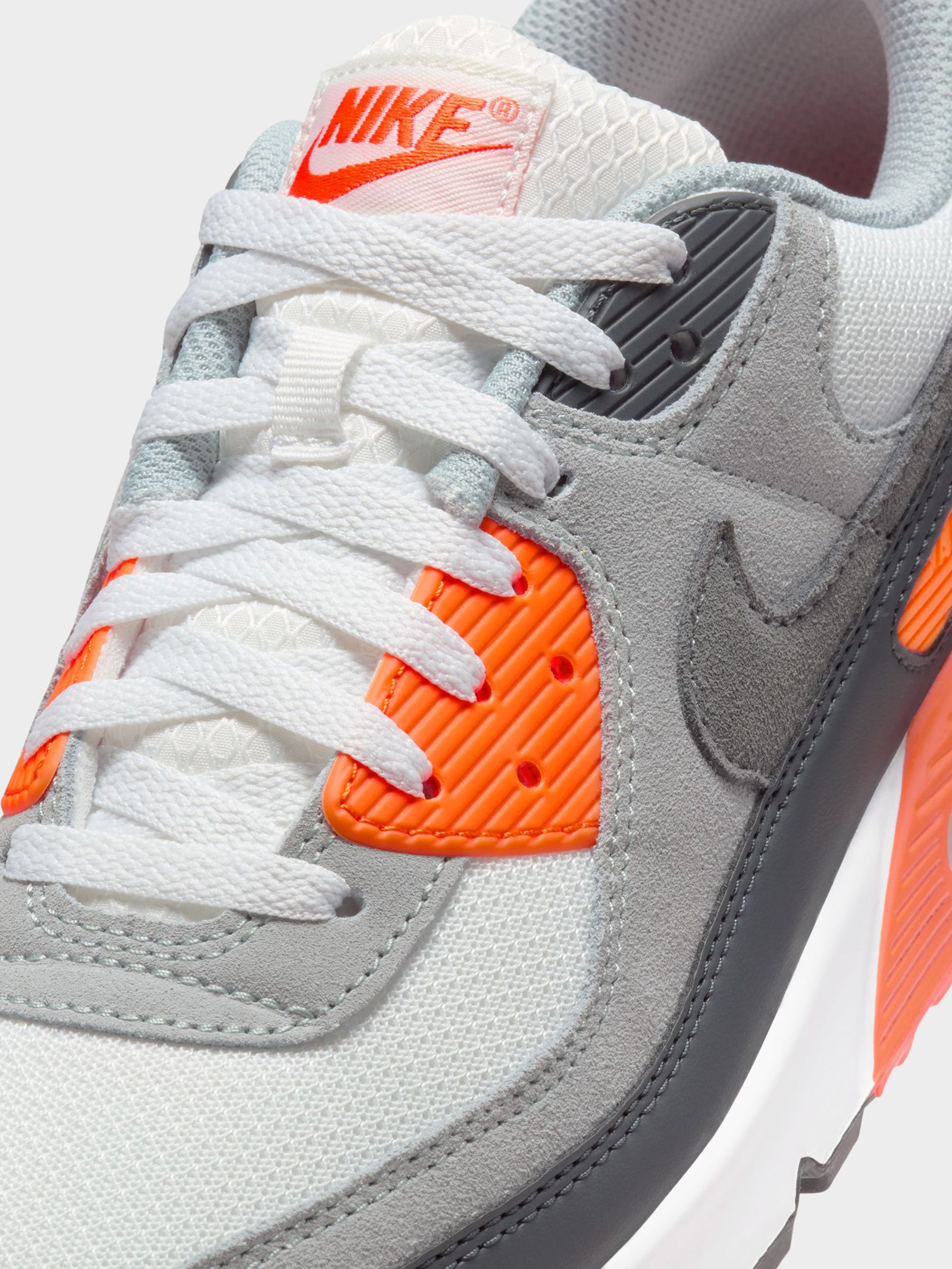 Womens Air Max 90 In Summit White & Orange