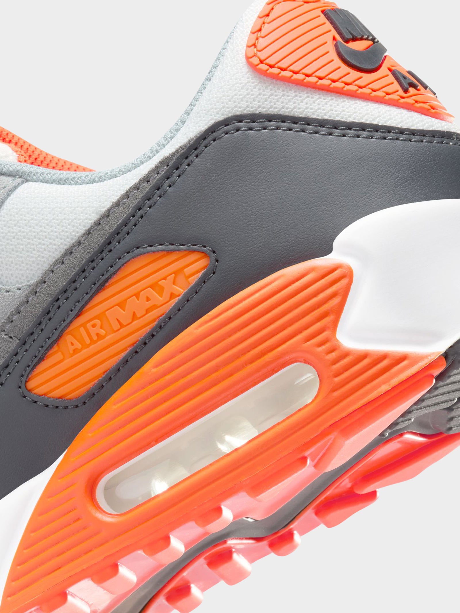 Womens Air Max 90 In Summit White & Orange