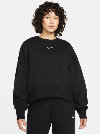 Nike Sportswear Phoenix Fleece Oversized Crew in Black | Glue Store