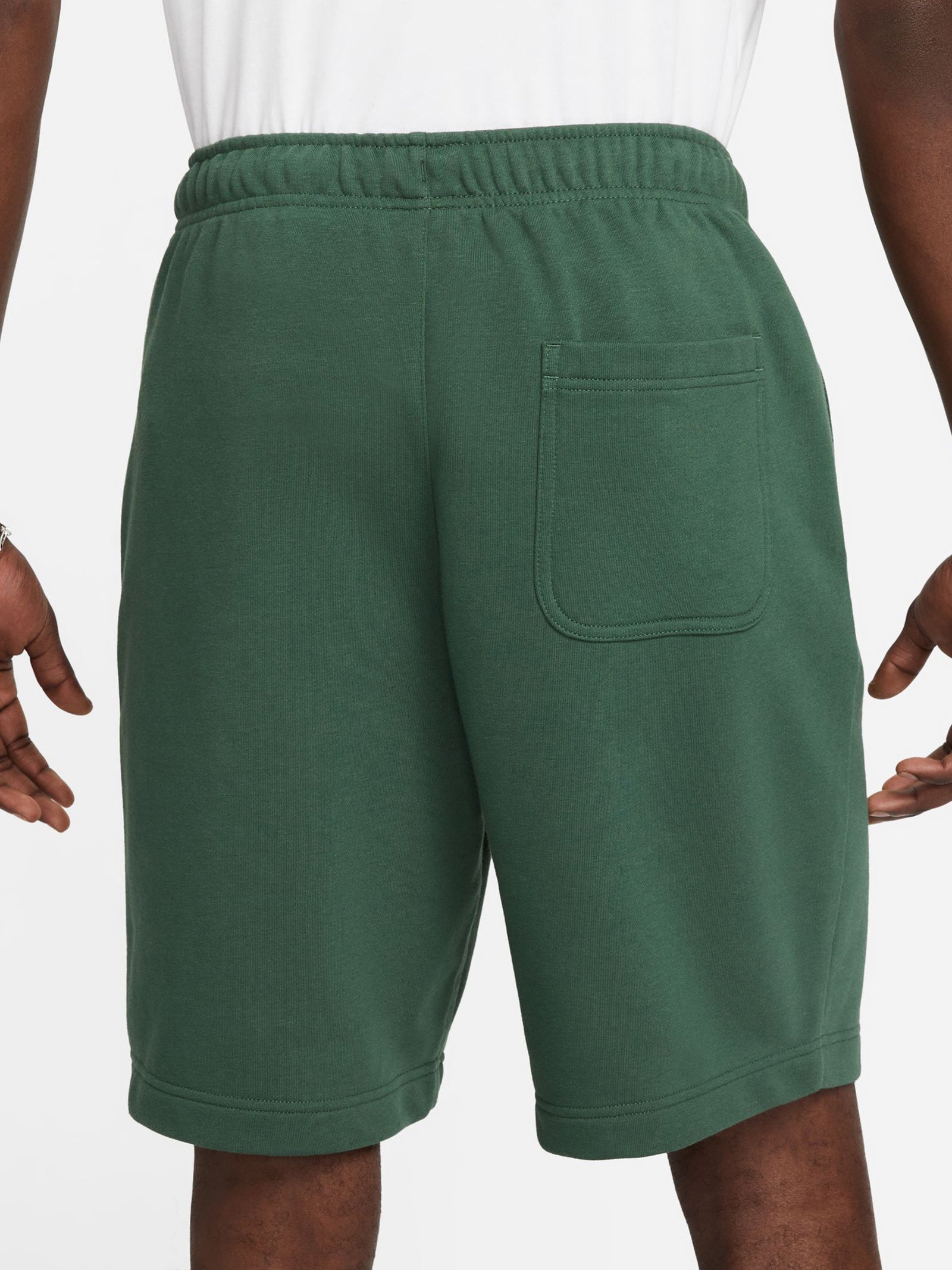 Green nike sweat on sale shorts