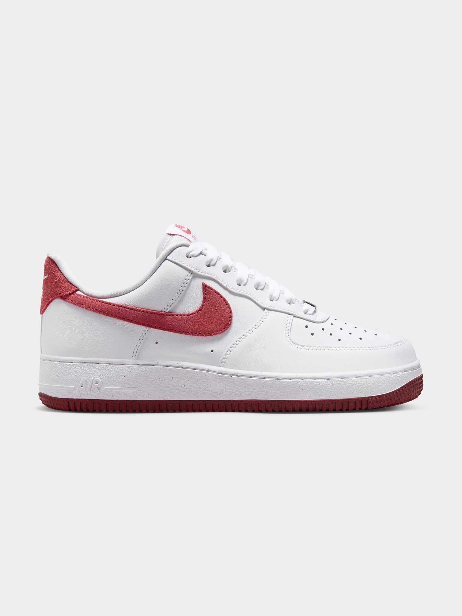 Womens Air Force 1 '07 Sneakers in White, Team Red & Dragon Red