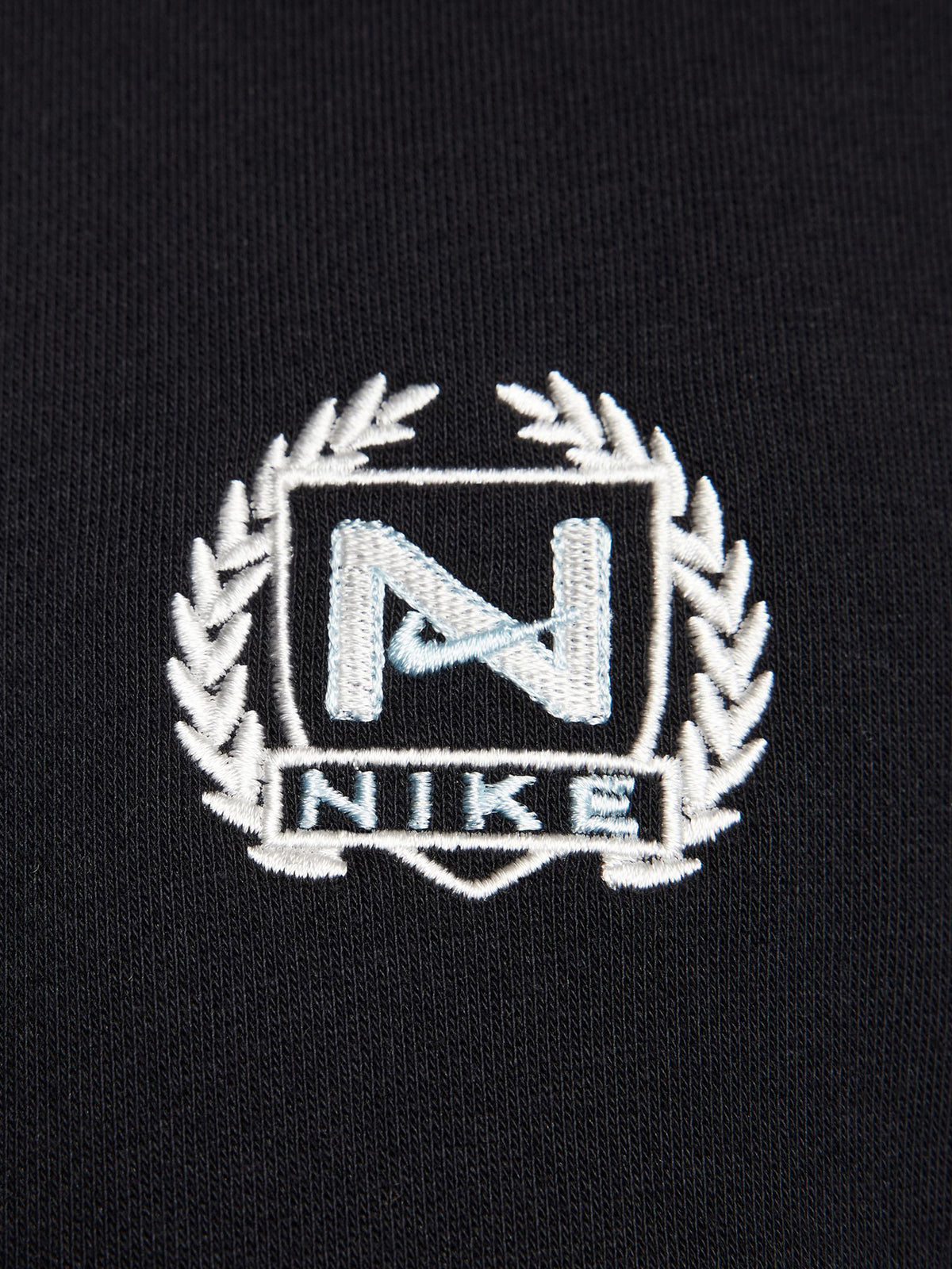 Nike Fleece QZ Crop | Black/Black