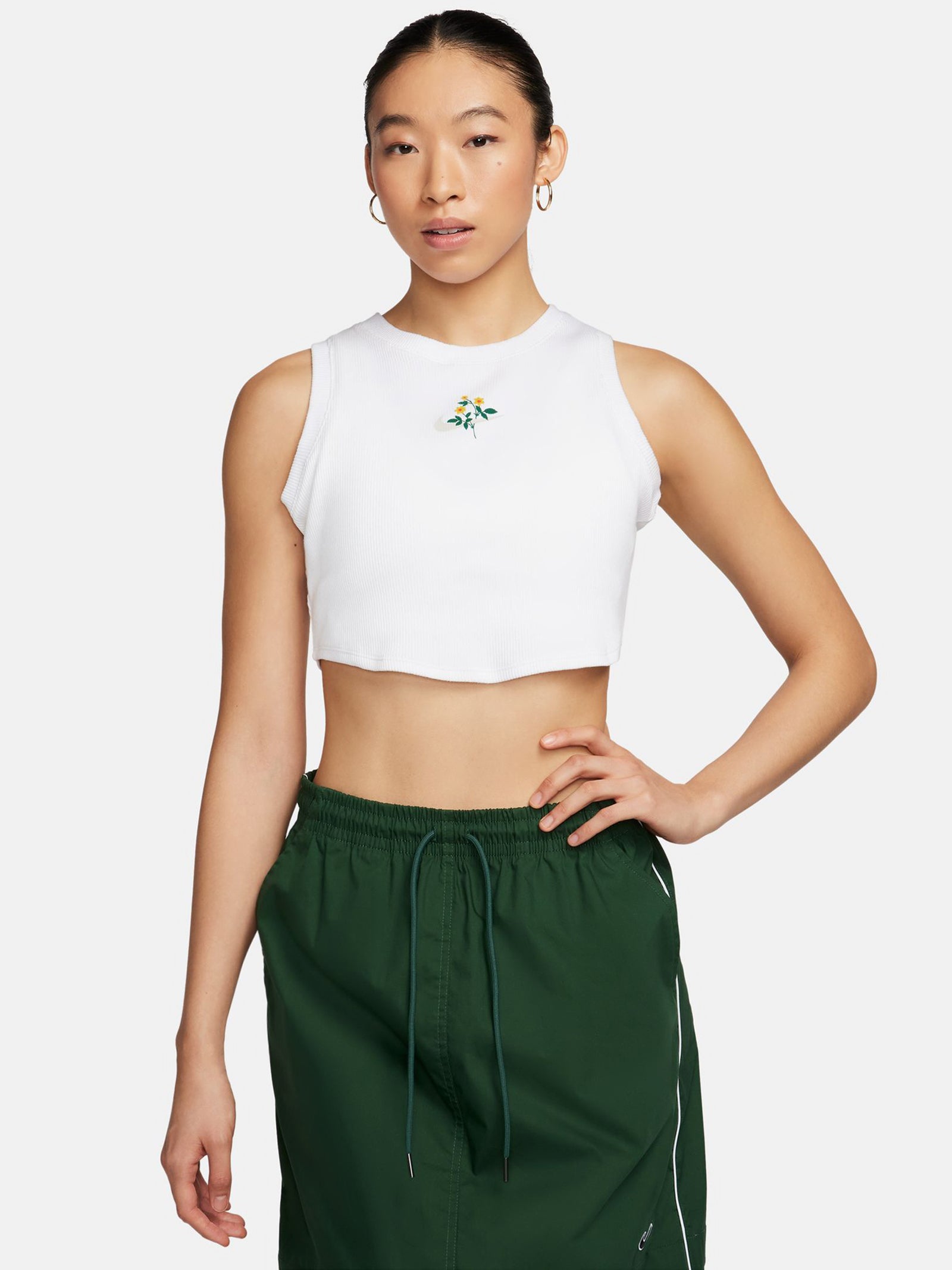 Cropped Ribbed Tank