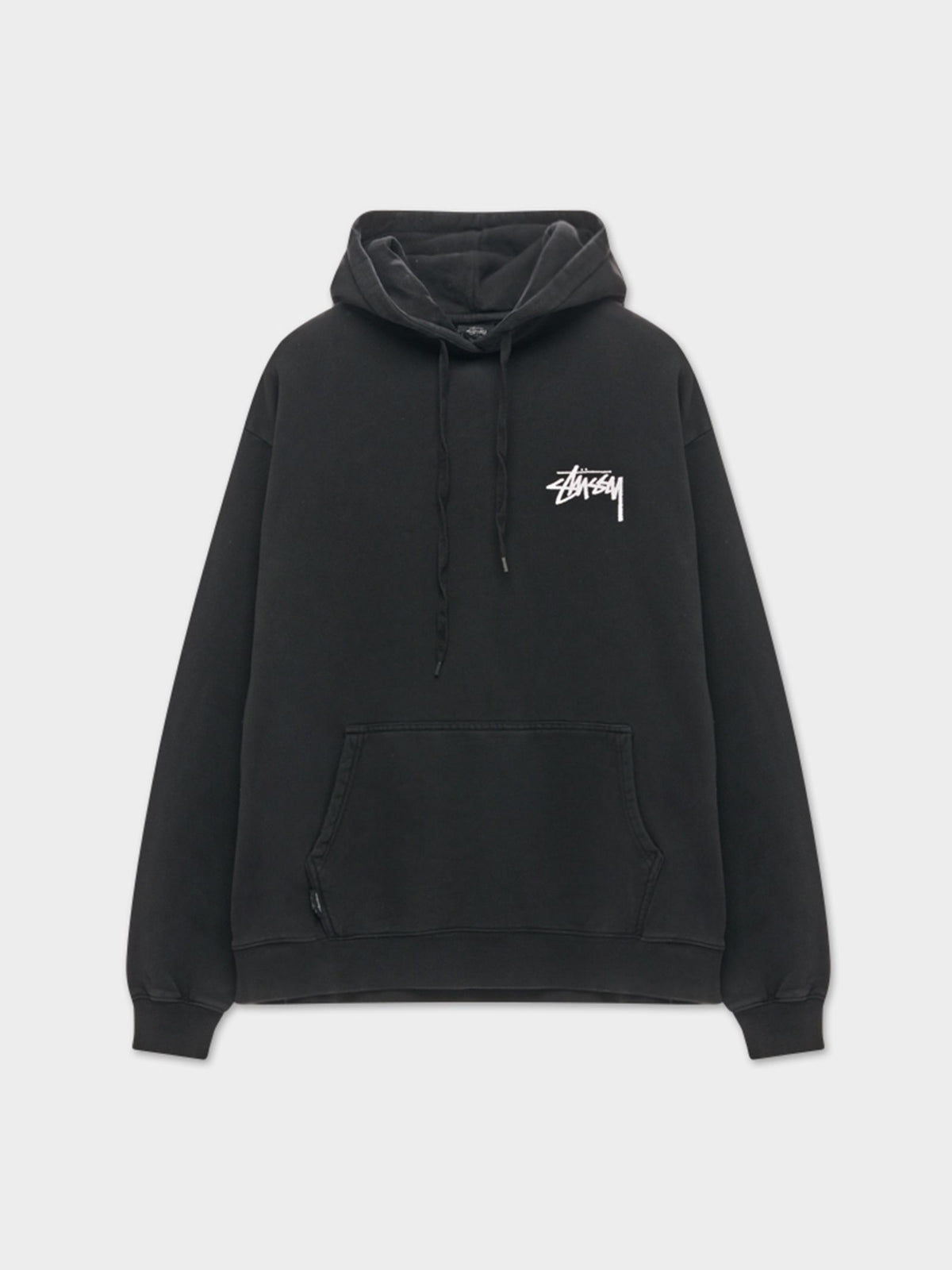 Stussy Fuzzy Dice Fleece Hood | Pigment Black