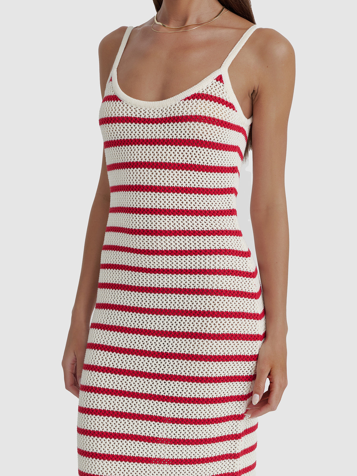 4th & Reckless Brittany Dress | Cherry Stripe