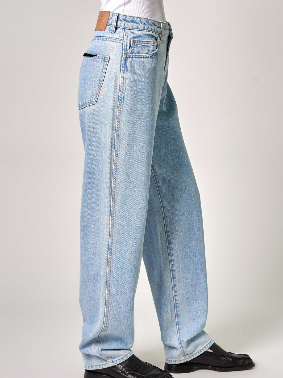 Neuw Sade Baggy Jeans in Zero Vinyl | Zero Vinyl