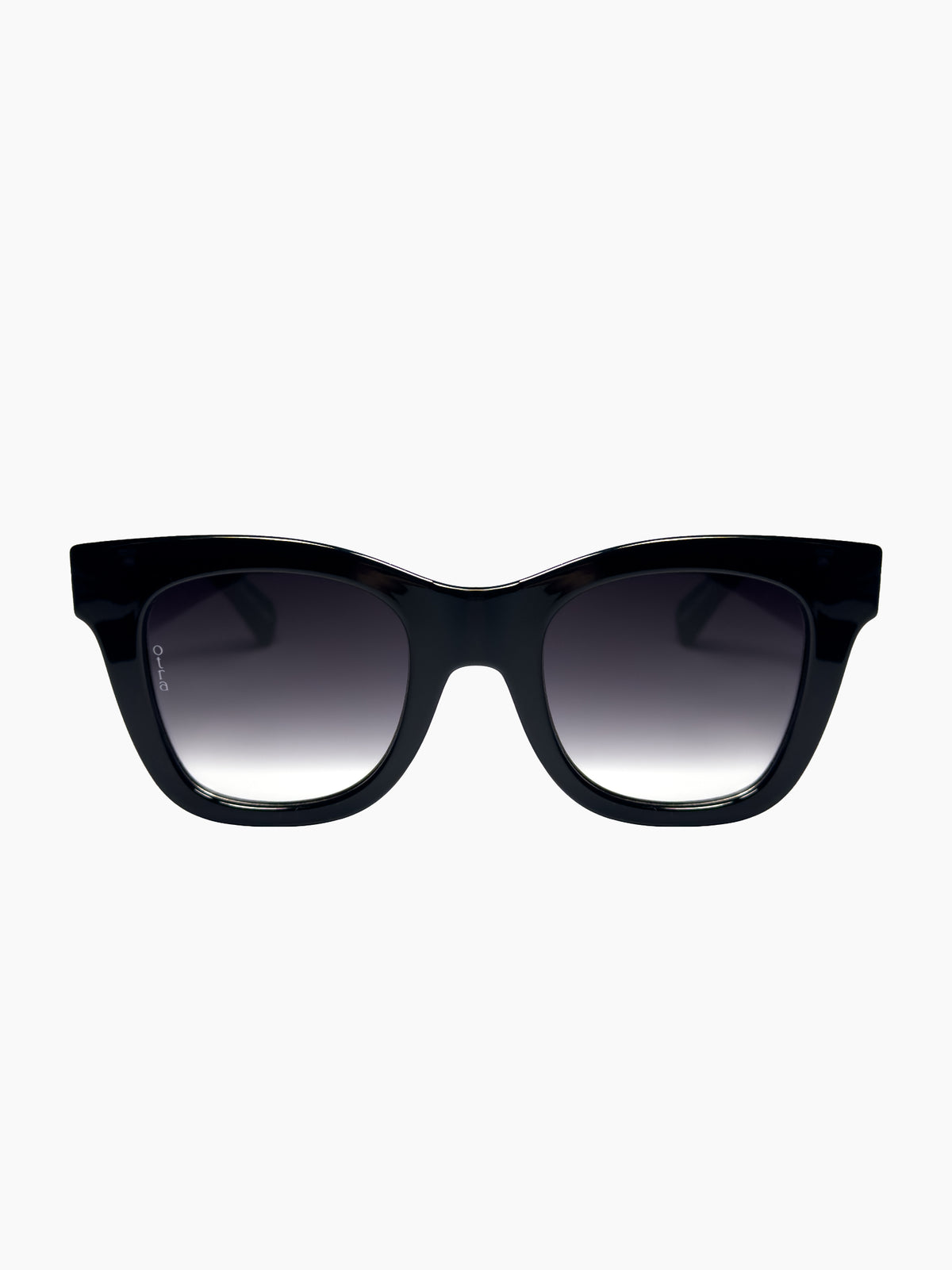 OTRA Ce Ce Sunglasses in Black & Smoke Fade | Black