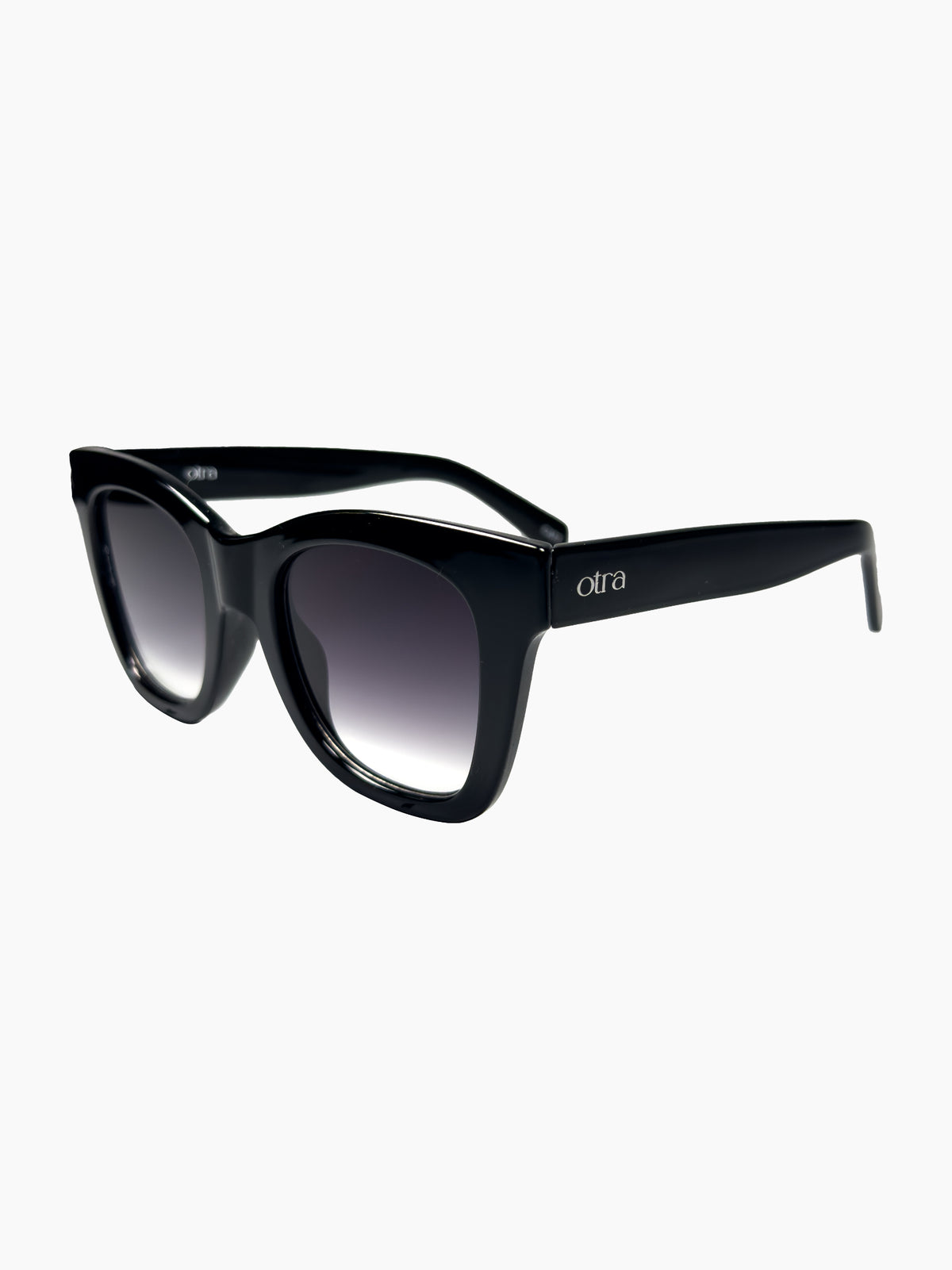 OTRA Ce Ce Sunglasses in Black & Smoke Fade | Black