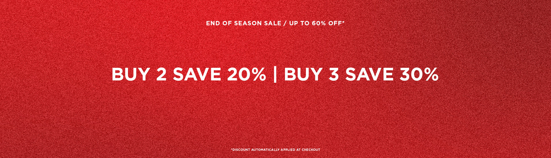 End Of Season Sale