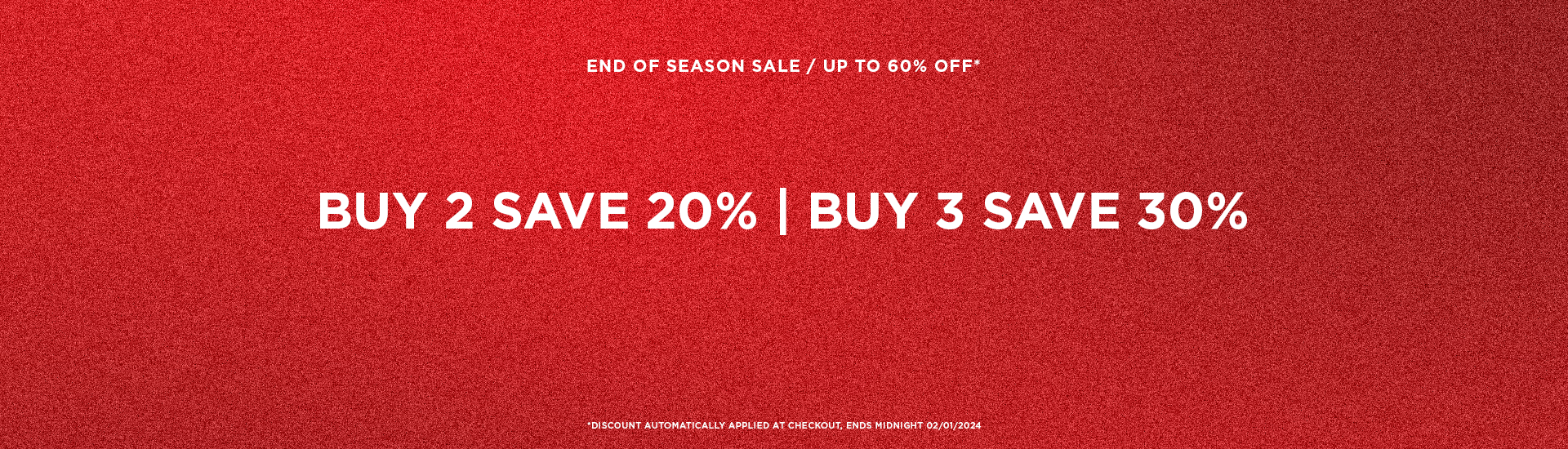 End Of Season Sale