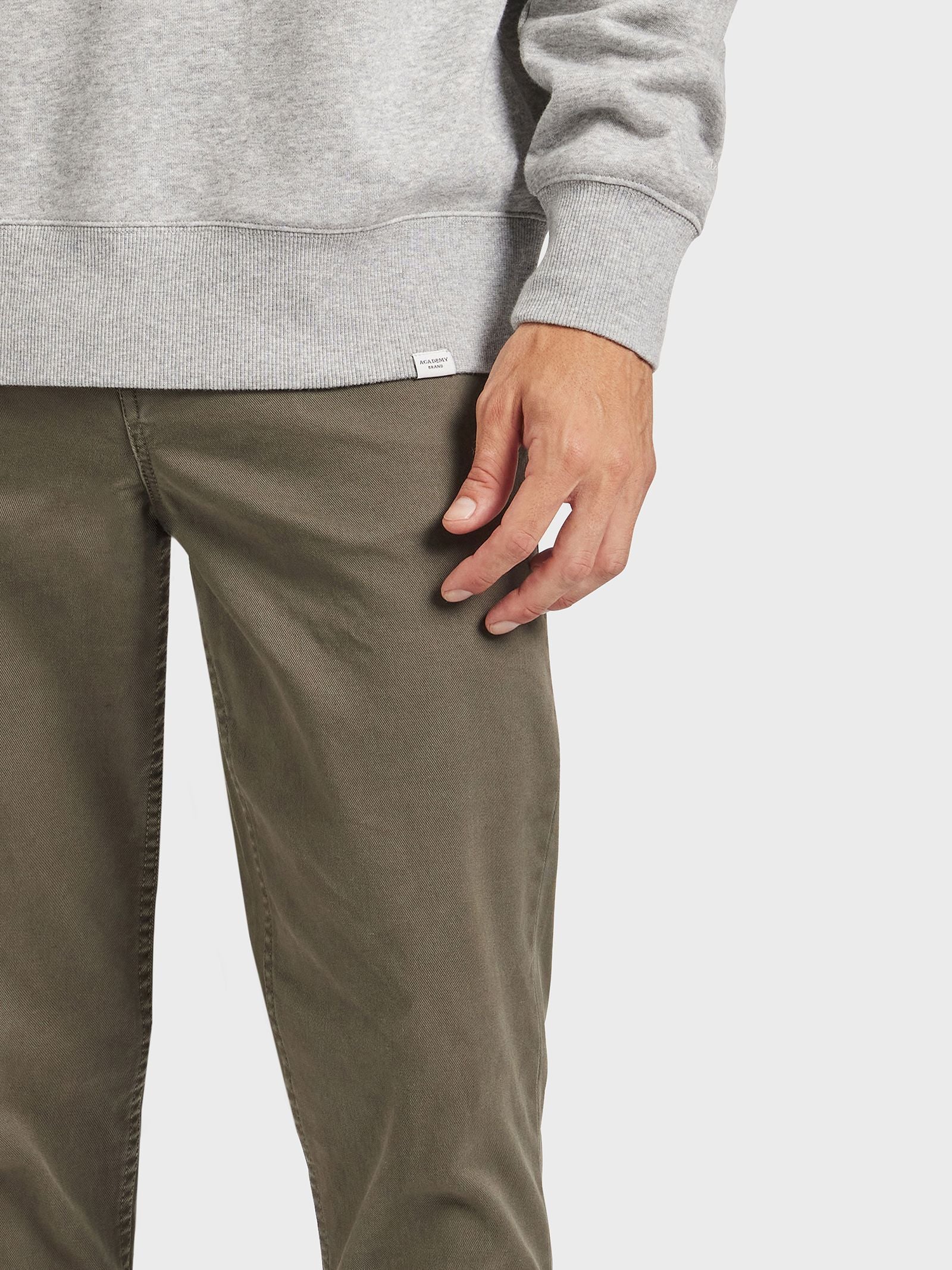 Academy brand Jensen 5 Pocket Pant Olive green | Glue Store