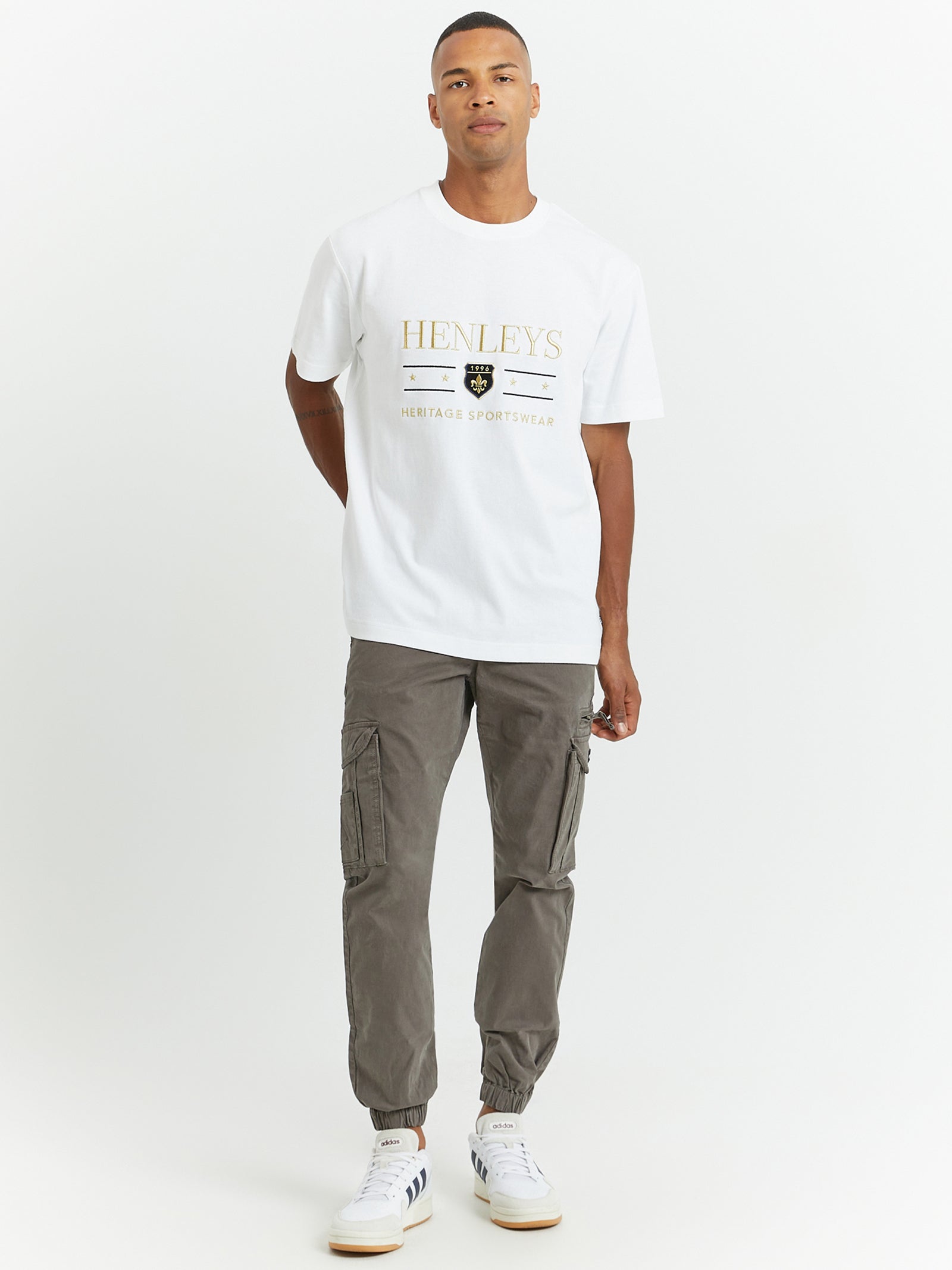 Henleys Academic T-Shirt White | Glue Store