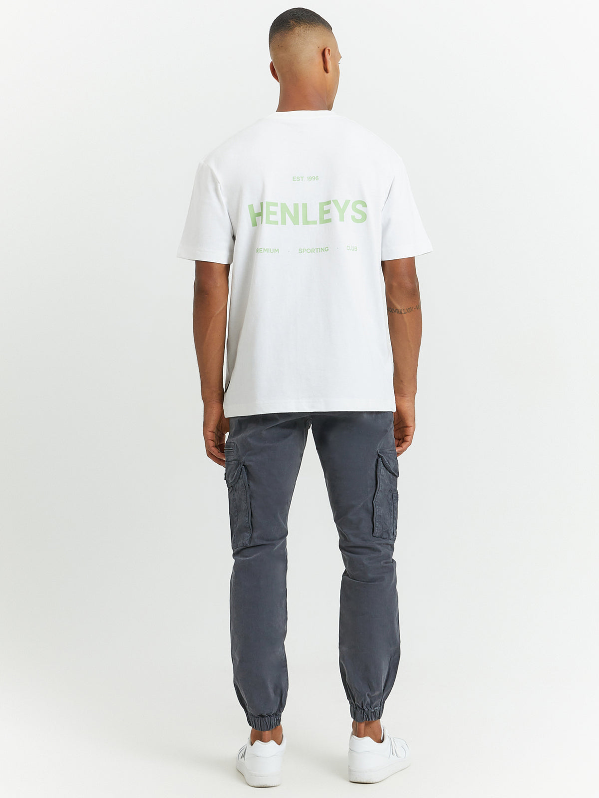 Henleys Initial T-Shirt | White