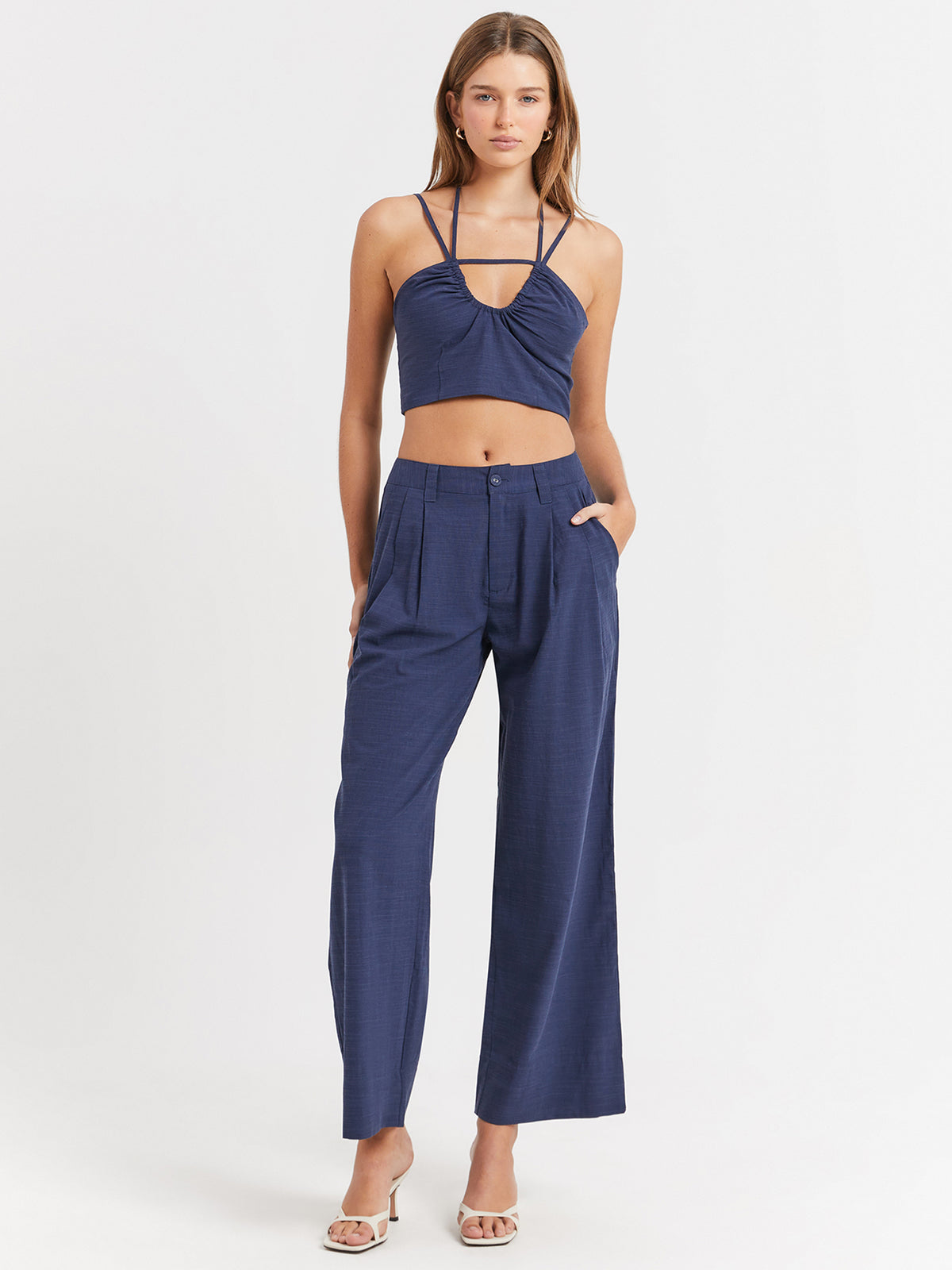 Lulu & Rose Valerie Strappy Top in Indigo | Indigo