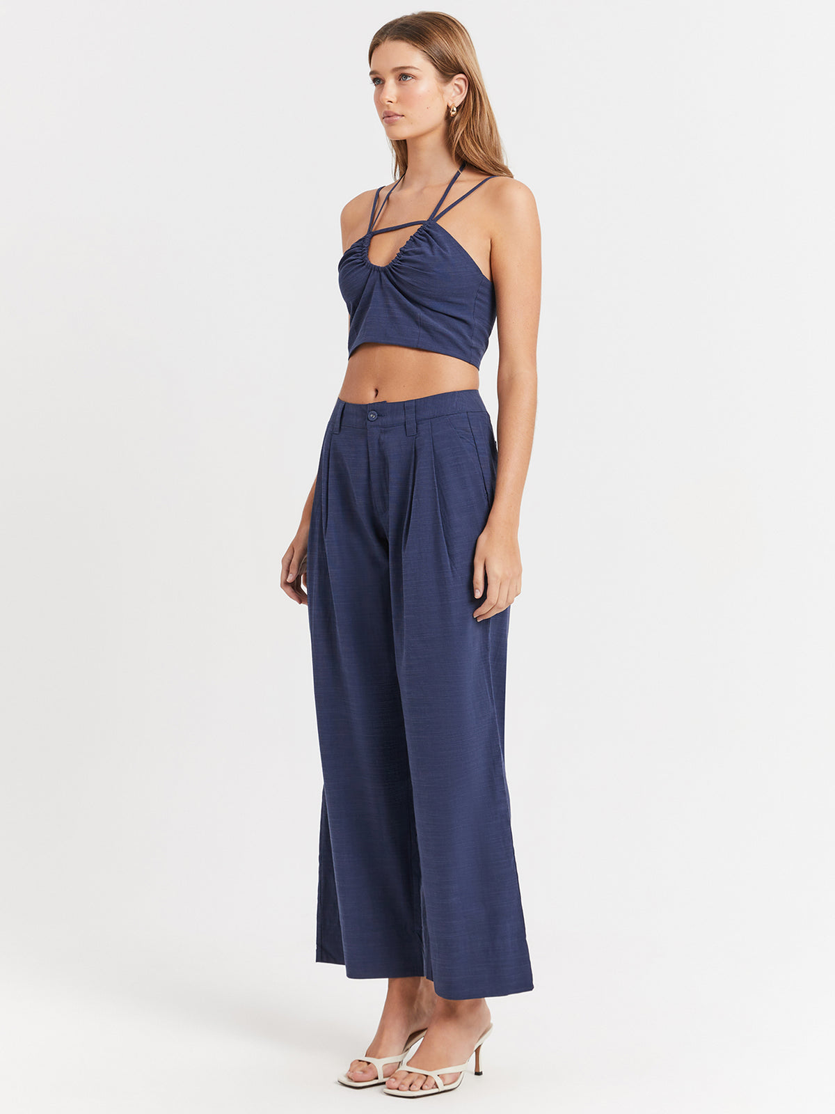 Lulu & Rose Valerie Strappy Top in Indigo | Indigo