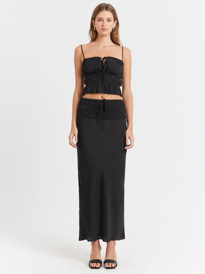 Selma Maxi Skirt in Black