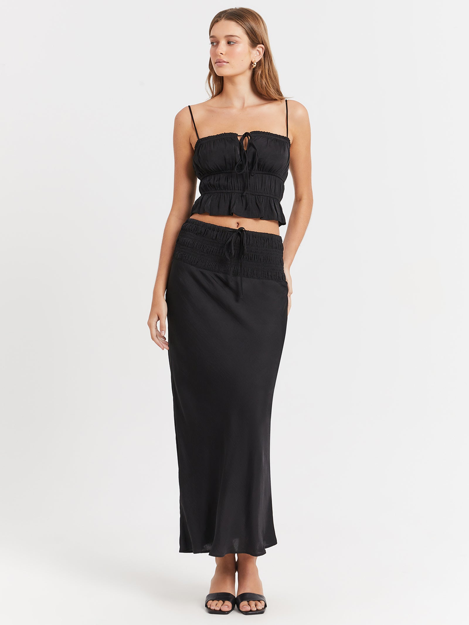 Selma Maxi Skirt in Black