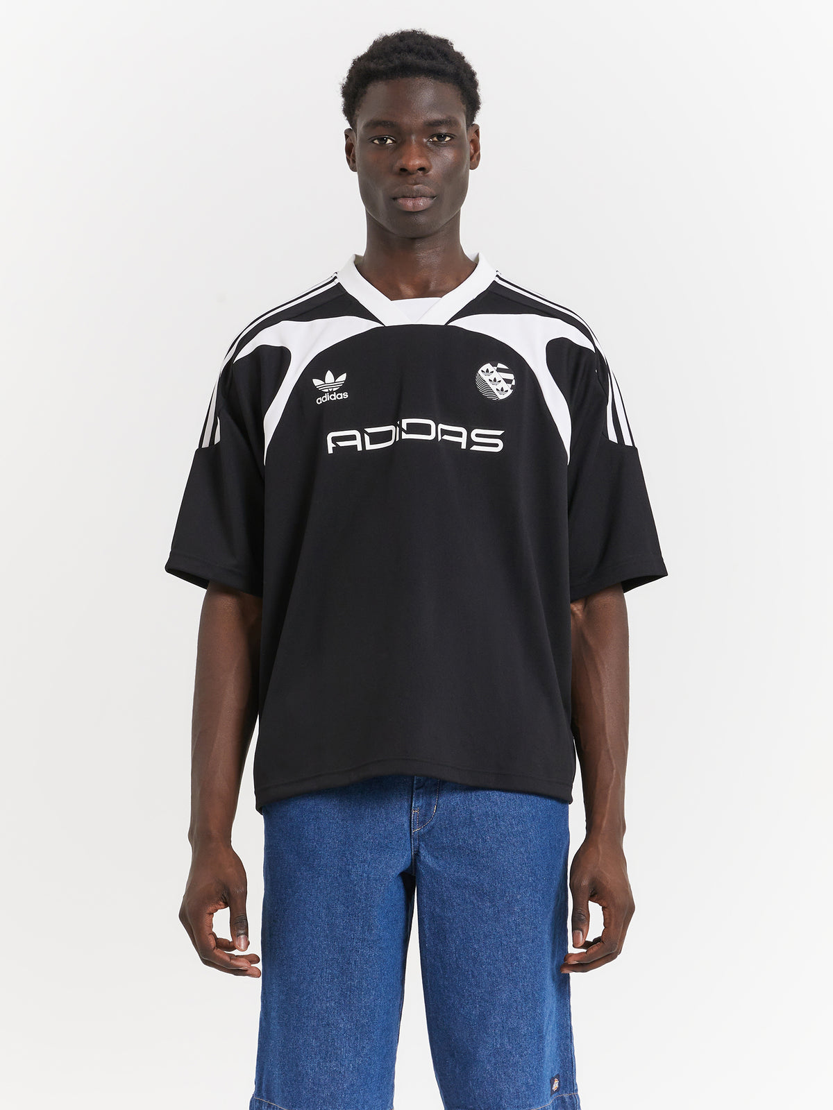 Adidas Oversized Jersey in Black | Black