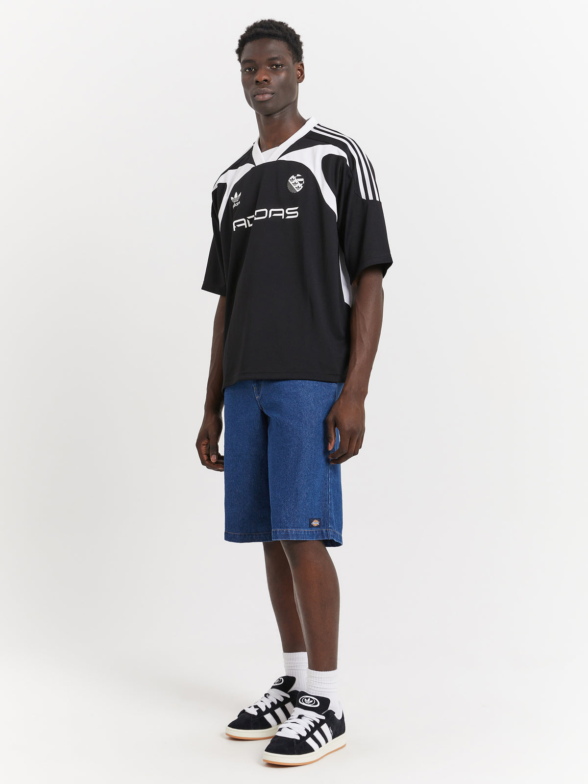 Adidas Oversized Jersey in Black | Black