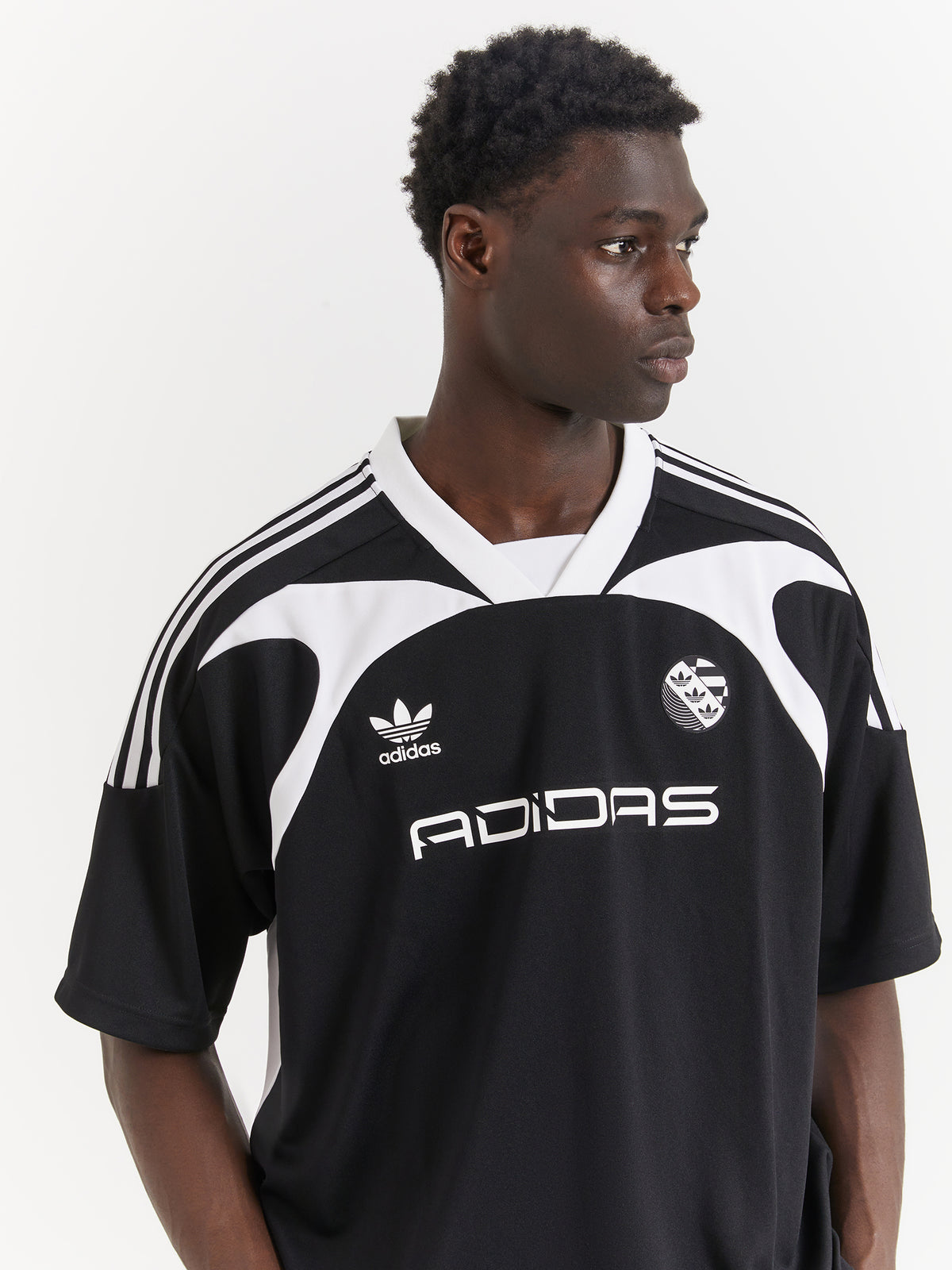 Adidas Oversized Jersey in Black | Black