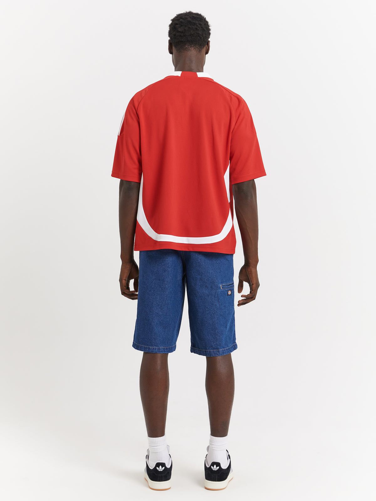 Adidas Oversized Jersey in Red | Red