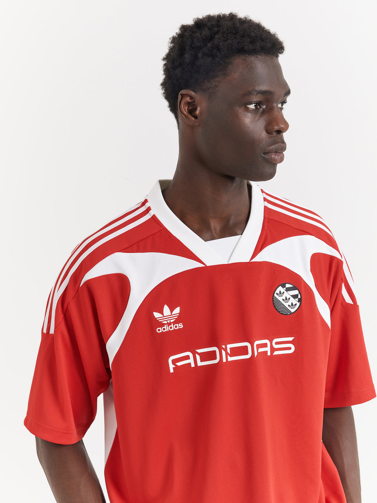 Adidas Oversized Jersey in Red | Red