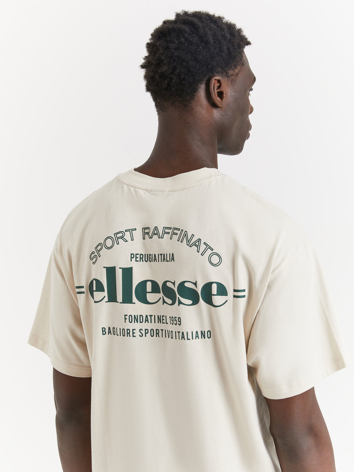 Ellesse Sieda T-Shirt in Beige | Beige