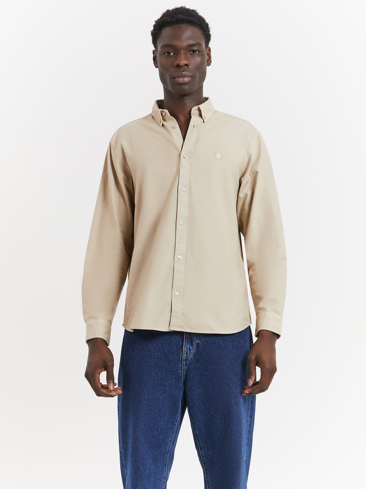 Carhartt Wip Long Sleeve Bolton Shirt in Wall | Wall