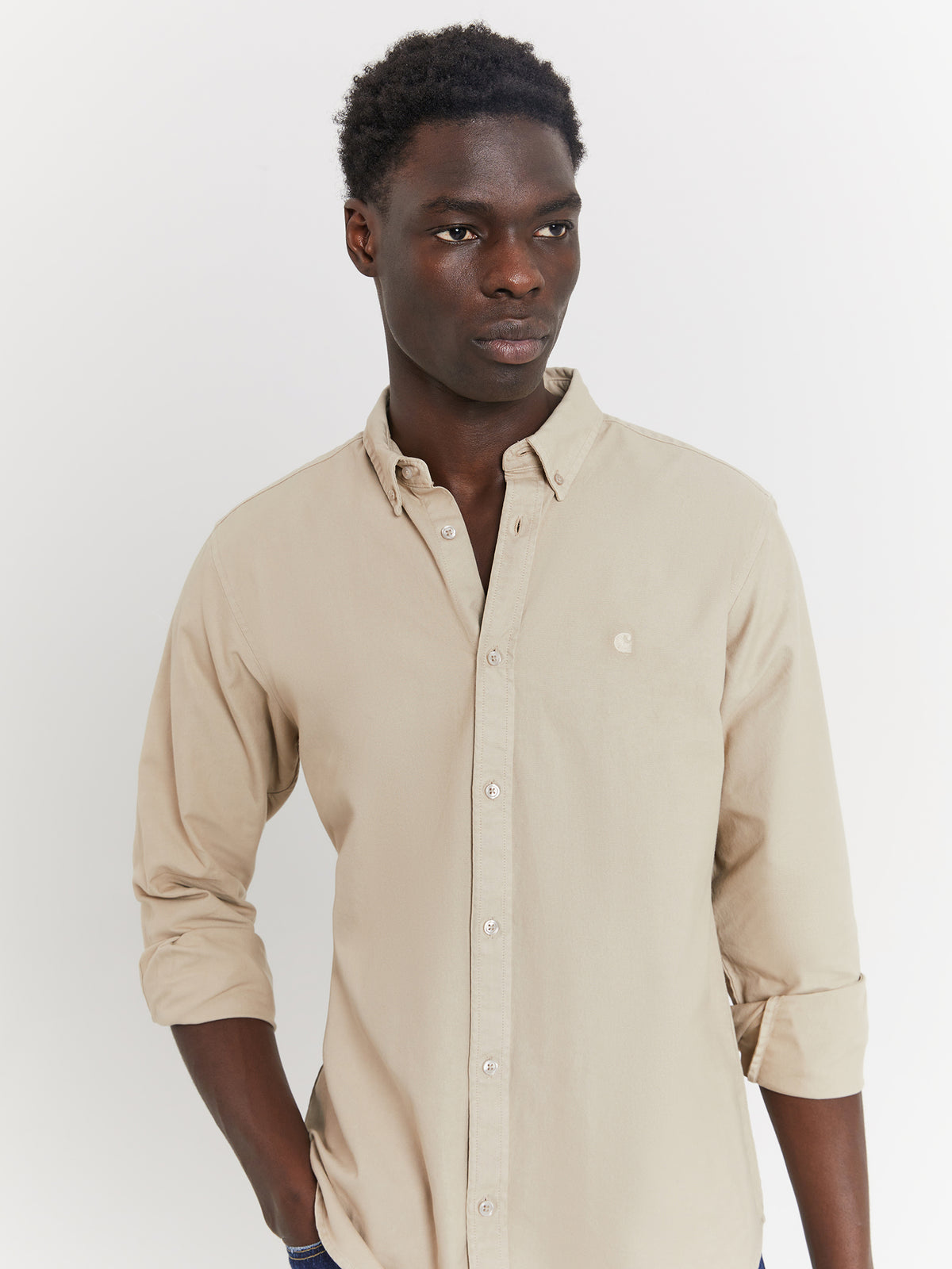 Carhartt Wip Long Sleeve Bolton Shirt in Wall | Wall