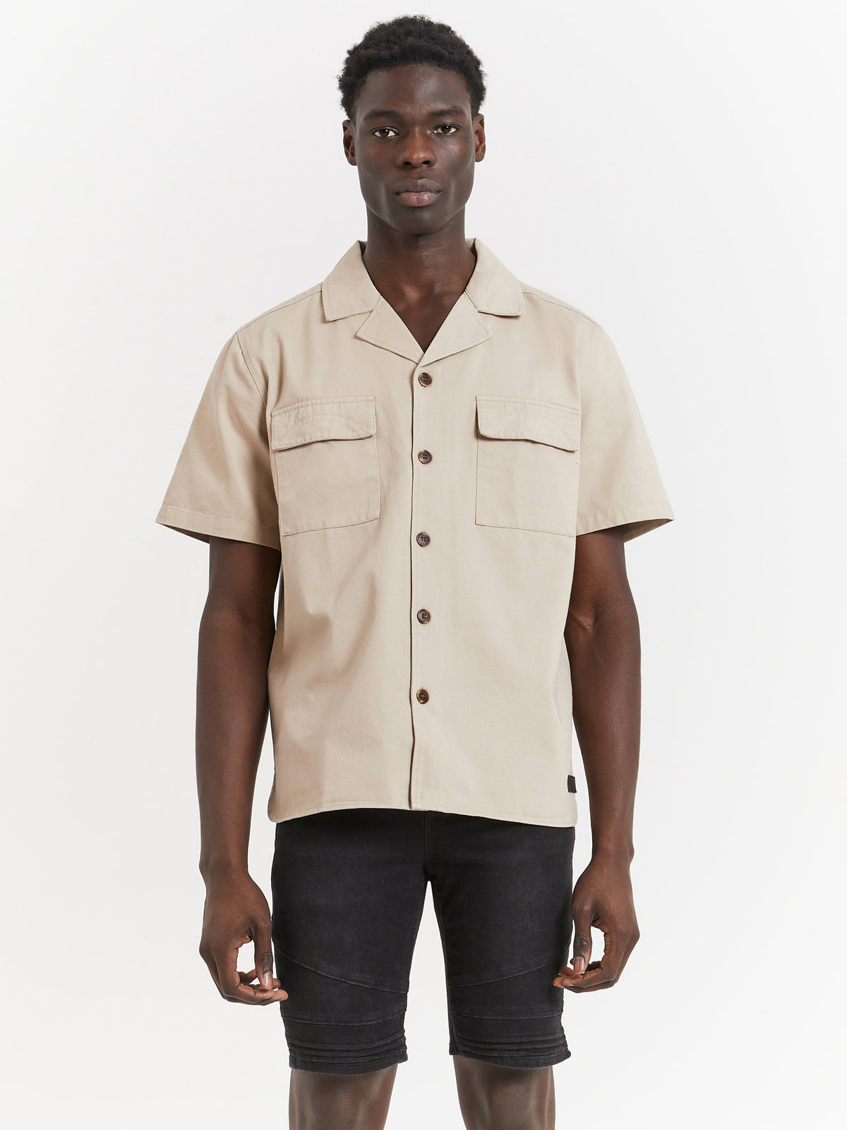 Nana Judy Pacific Short Sleeve Shirt in Bone | Bone