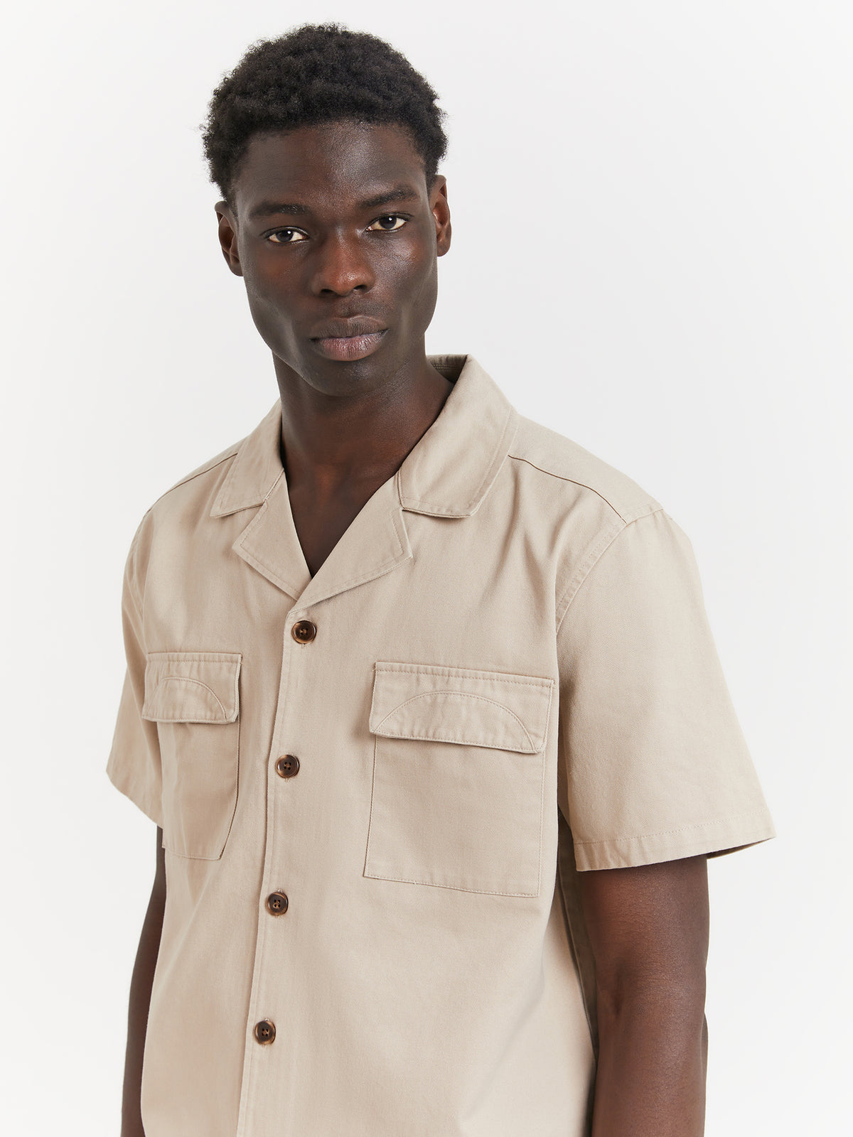 Nana Judy Pacific Short Sleeve Shirt in Bone | Bone