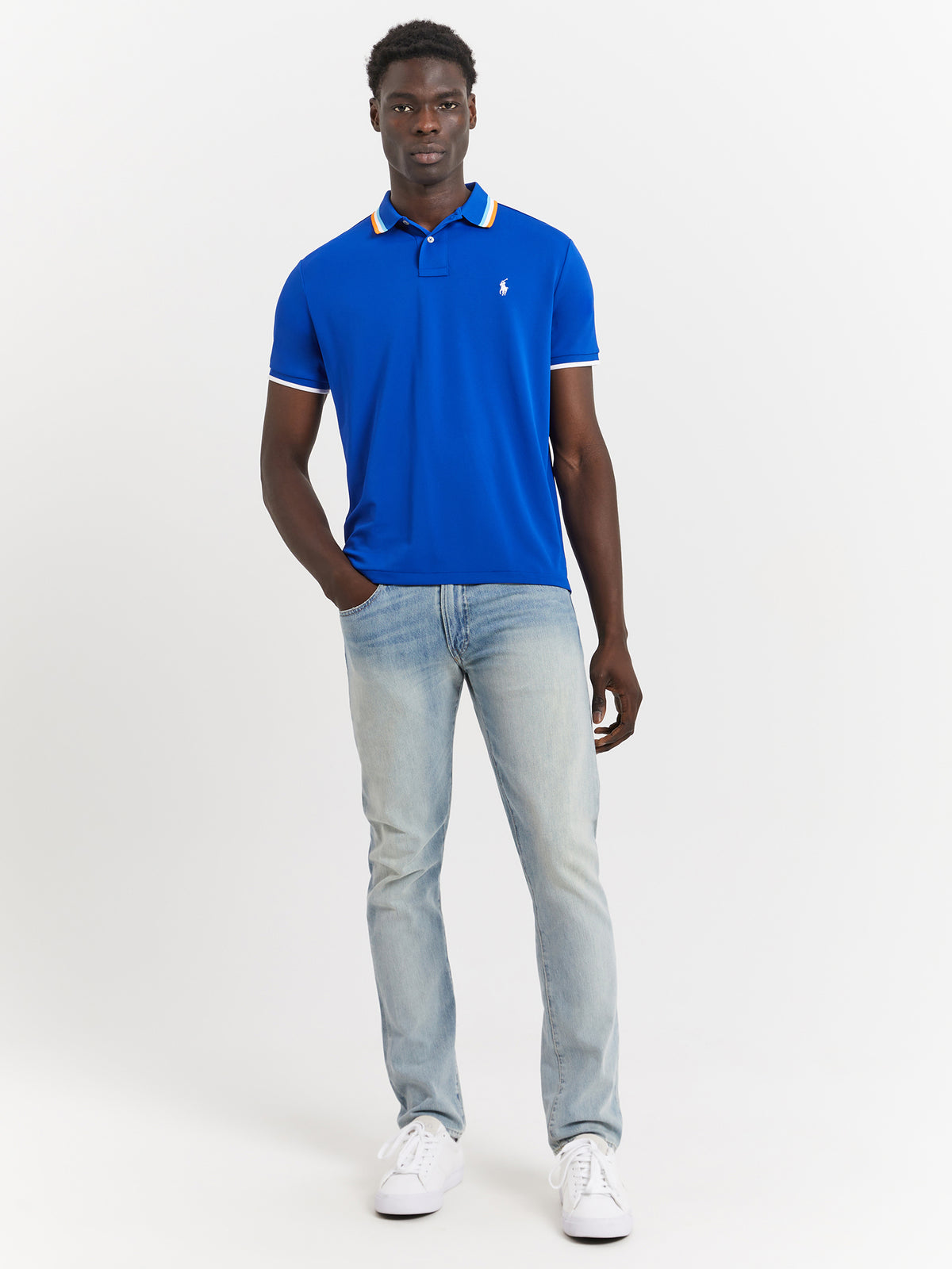 Polo Ralph Lauren Australian Open Crew Polo Shirt in Pacific Royal | Pacific Royal